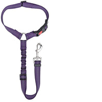 HKM-5286205 Adjustable Elastic Dog Seat Belt with Reflective Strips and Nickel-Plated Hook