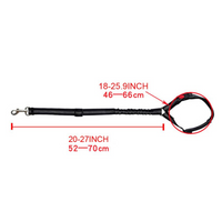 HKM-5286205 Adjustable Elastic Dog Seat Belt with Reflective Strips and Nickel-Plated Hook