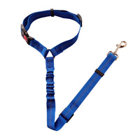 HKM-5286205 Adjustable Elastic Dog Seat Belt with Reflective Strips and Nickel-Plated Hook