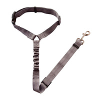 HKM-5286205 Adjustable Elastic Dog Seat Belt with Reflective Strips and Nickel-Plated Hook