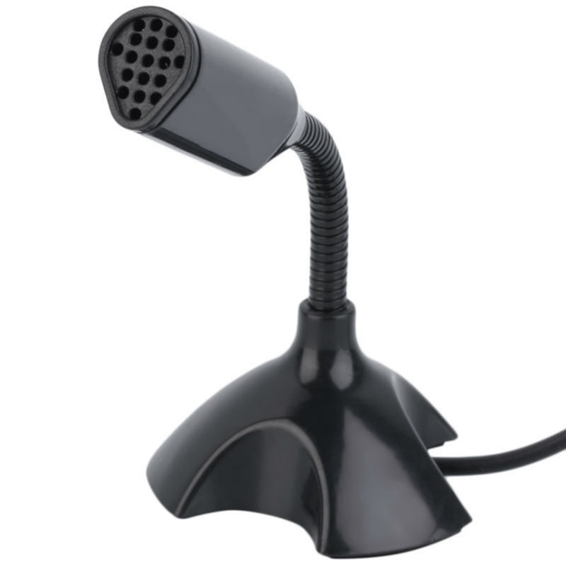 HKM-529043 USB Desktop Mini Microphone with 360-Degree Omnidirectional Pickup - Plug and Play Recording Device for Online Meetings and Gaming
