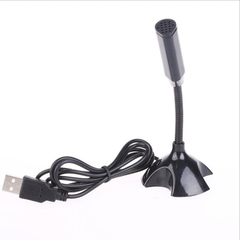 HKM-529043 USB Desktop Mini Microphone with 360-Degree Omnidirectional Pickup - Plug and Play Recording Device for Online Meetings and Gaming