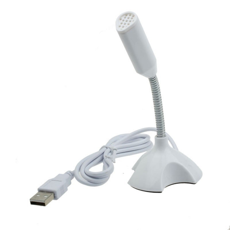 HKM-529043 USB Desktop Mini Microphone with 360-Degree Omnidirectional Pickup - Plug and Play Recording Device for Online Meetings and Gaming