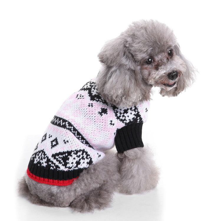 HKM-5290557 Warm and Soft Pet Sweater for Small and Medium Dogs in Autumn and Winter Styles