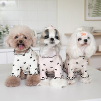 HKM-529107 Festive Off White, Light Coffee, Pink Dress for Dogs and Cats - Sweet Style Available in Multiple Sizes
