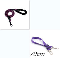 HKM-5291965 Reflective Nylon Dog Leash with Foam Handle for Comfortable Walking and Training