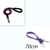 HKM-5291965 Reflective Nylon Dog Leash with Foam Handle for Comfortable Walking and Training
