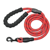 HKM-5291965 Reflective Nylon Dog Leash with Foam Handle for Comfortable Walking and Training