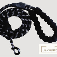 HKM-5291965 Reflective Nylon Dog Leash with Foam Handle for Comfortable Walking and Training