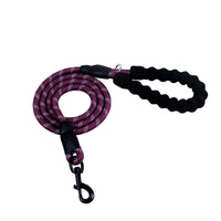 HKM-5291965 Reflective Nylon Dog Leash with Foam Handle for Comfortable Walking and Training