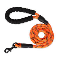HKM-5291965 Reflective Nylon Dog Leash with Foam Handle for Comfortable Walking and Training