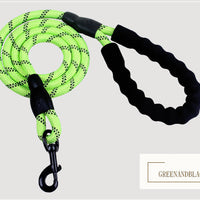 HKM-5291965 Reflective Nylon Dog Leash with Foam Handle for Comfortable Walking and Training