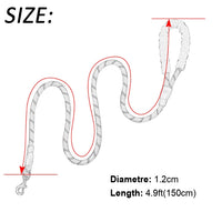 HKM-5291965 Reflective Nylon Dog Leash with Foam Handle for Comfortable Walking and Training