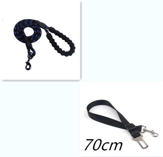 HKM-5291965 Reflective Nylon Dog Leash with Foam Handle for Comfortable Walking and Training