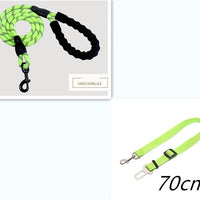 HKM-5291965 Reflective Nylon Dog Leash with Foam Handle for Comfortable Walking and Training