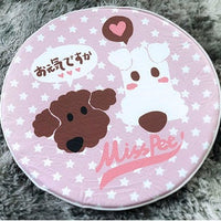 HKM-5292221 Waterproof Round Pet Bed with Removable and Washable Cover, Ideal for Cats and Dogs, Suitable for Home and Travel Use
