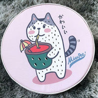 HKM-5292221 Waterproof Round Pet Bed with Removable and Washable Cover, Ideal for Cats and Dogs, Suitable for Home and Travel Use