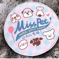 HKM-5292221 Waterproof Round Pet Bed with Removable and Washable Cover, Ideal for Cats and Dogs, Suitable for Home and Travel Use