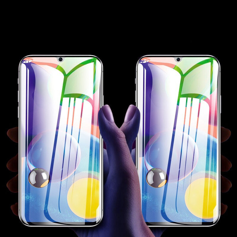 HKM-529235 Privacy Tempered Glass Film for Select Samsung Models - Anti-Fingerprint, Anti-Peeping, Full Screen Coverage