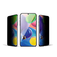 HKM-529235 Privacy Tempered Glass Film for Select Samsung Models - Anti-Fingerprint, Anti-Peeping, Full Screen Coverage