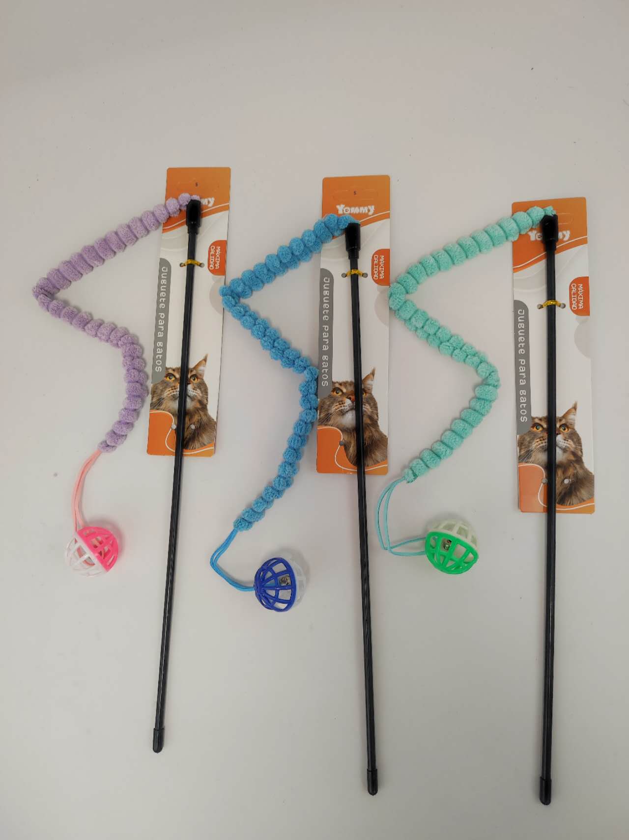 HKM-5292989 Whimsical Cat Toy Stick for Playful Feline Fun