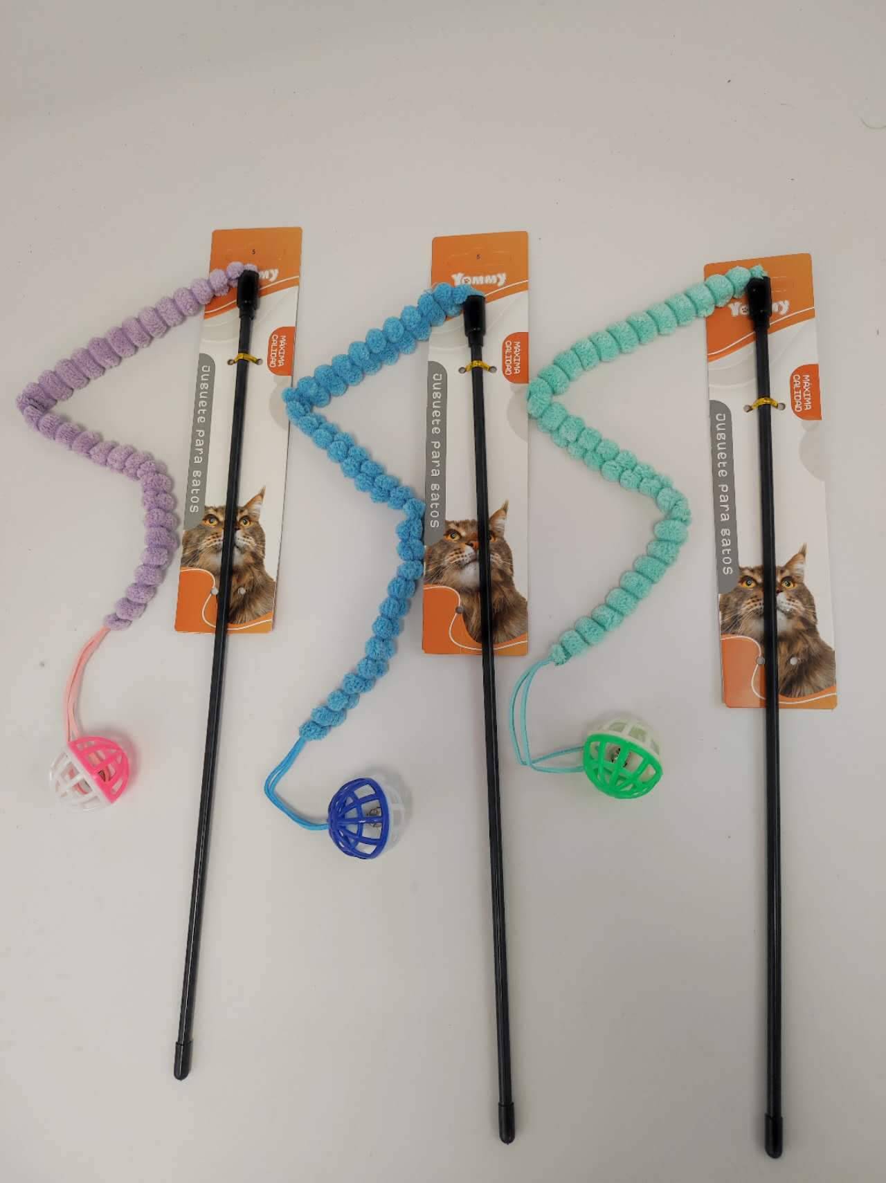 HKM-5292989 Whimsical Cat Toy Stick for Playful Feline Fun