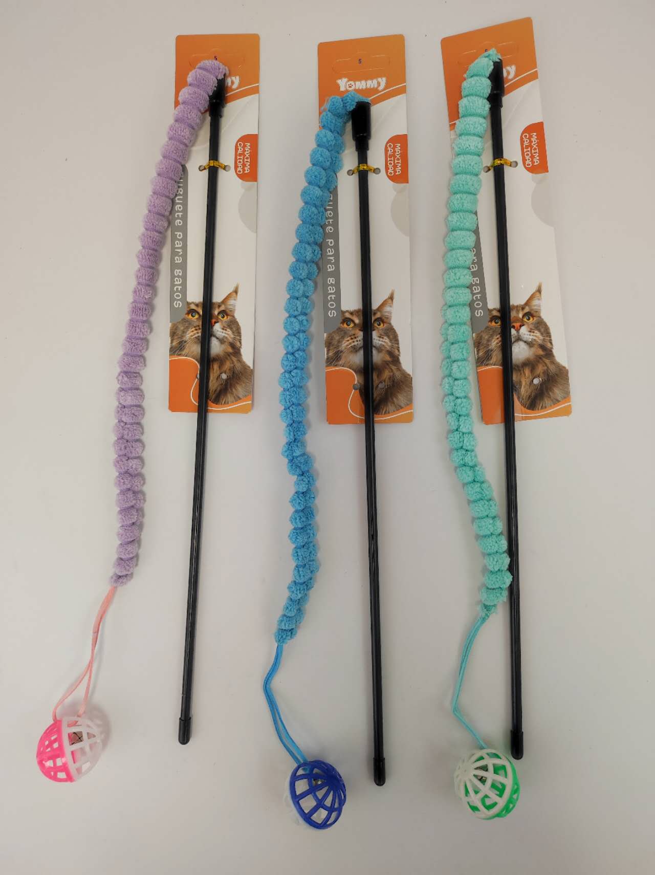 HKM-5292989 Whimsical Cat Toy Stick for Playful Feline Fun