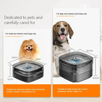 HKM-529299 9L Automatic Pet Water Fountain for Cats and Dogs - Ultra Quiet Circulation Dispenser