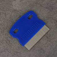 HKM-5293757 Compact Stainless Steel Pet Comb for Lice Removal, Dirt Cleaning, and Massaging