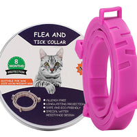 HKM-5294141 Dog Mosquito Repellent Collar - Insect-Proof Silicone Pet Collar for All Seasons, Blue