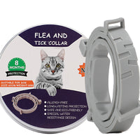 HKM-5294141 Dog Mosquito Repellent Collar - Insect-Proof Silicone Pet Collar for All Seasons, Blue
