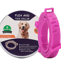 HKM-5294141 Dog Mosquito Repellent Collar - Insect-Proof Silicone Pet Collar for All Seasons, Blue