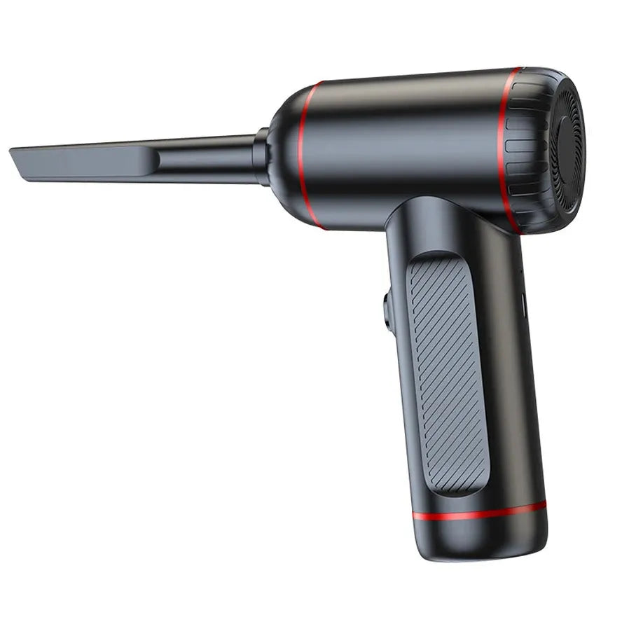HKM-529427 Portable Handheld Car Vacuum Cleaner with Integrated Blow & Suck Functionality and Strong Suction Power