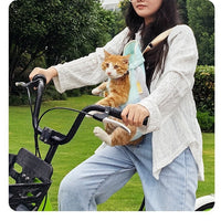 HKM-5294397 Portable Cat Backpack for Outdoor Walking - Soft Non-Woven Polyester Canvas, VC Orange, Purple Fog Grape, Sizes M, L, XL