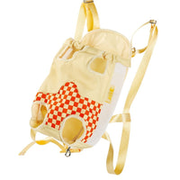 HKM-5294397 Portable Cat Backpack for Outdoor Walking - Soft Non-Woven Polyester Canvas, VC Orange, Purple Fog Grape, Sizes M, L, XL