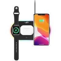 HKM-529555 15W Fast Charging Multi-Function Wireless Charger with USB Interface