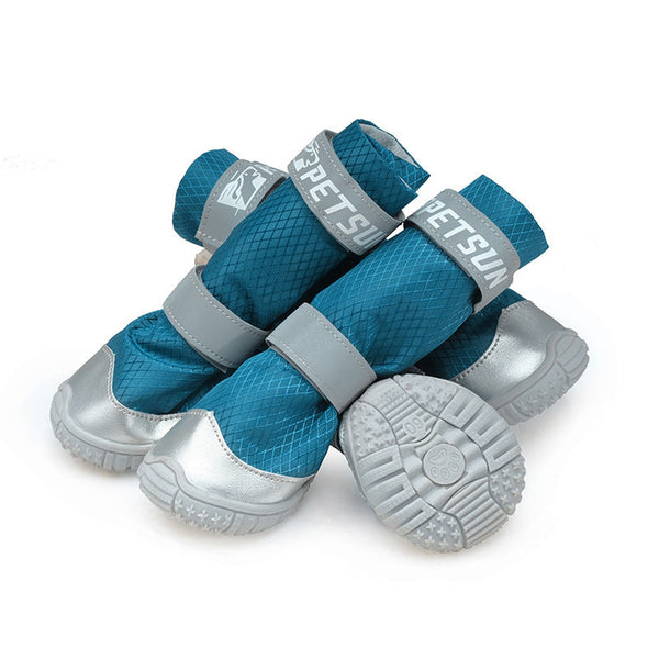 HKM-5296701 Waterproof Outdoor Dog Shoes with Reflective Stripes ¨C Easy On & Off, Non-Slip, Casual Style, Multiple Sizes Available