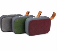 HKM-529683 Portable Fabric Bluetooth Speaker with High-Quality Sound and Rechargeable Battery