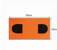 HKM-5297597 Cotton Pet Absorbent Towel - Comfortable Blue Purple Drying Solution for Pets