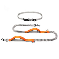 HKM-5297725 Outdoor Running Dog Leash - Adjustable Polyester with Foam Grip, Multiple Colors Available