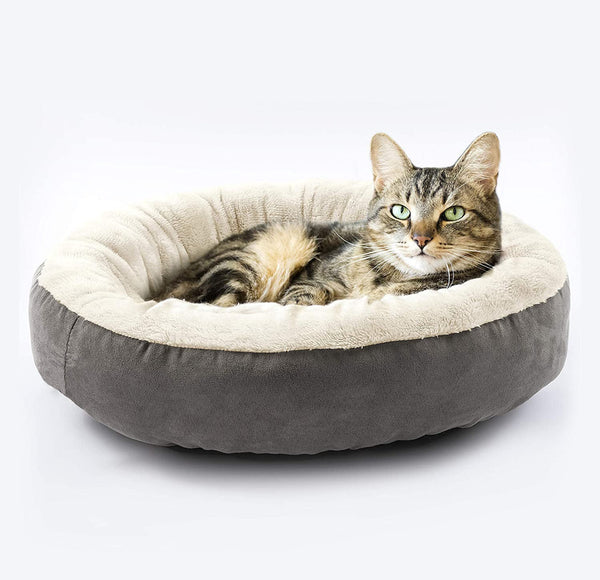 HKM-5297981 Cozy Circular Pet Nest Bed in Multiple Colors and Sizes