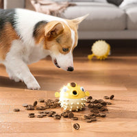 HKM-5299389 Interactive Treat Dispensing Dog Toy - Squeaky Fish-Shaped Chew Toy for Medium and Large Dogs