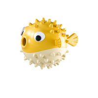 HKM-5299389 Interactive Treat Dispensing Dog Toy - Squeaky Fish-Shaped Chew Toy for Medium and Large Dogs