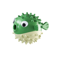 HKM-5299389 Interactive Treat Dispensing Dog Toy - Squeaky Fish-Shaped Chew Toy for Medium and Large Dogs
