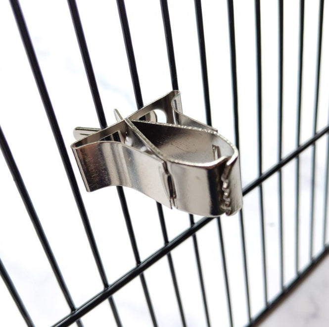 HKM-529939 Stainless Steel Fruit Clip Feeder for Birds - Chinese Style