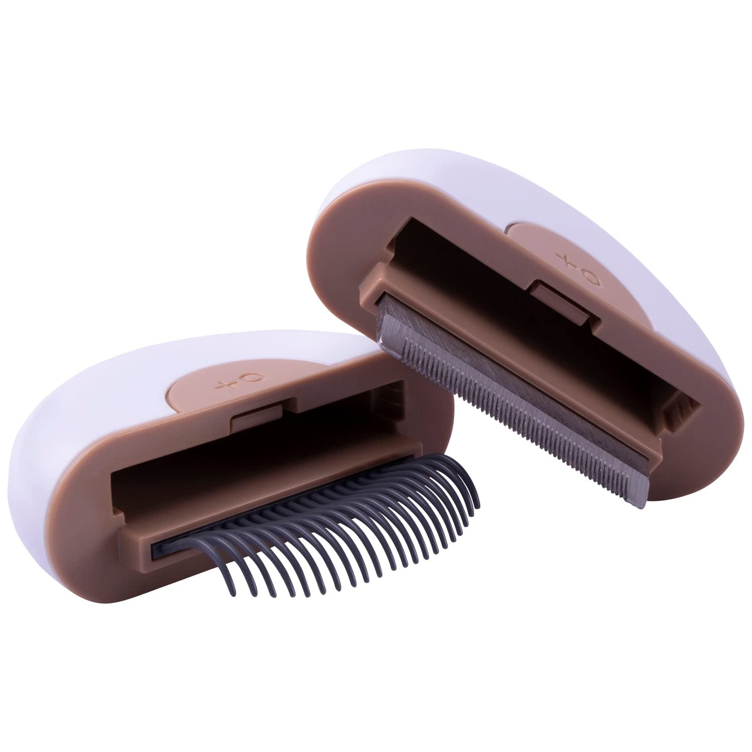 HKM-5301181 Premium Pet Grooming Comb Set for Cats and Dogs - Steel Stripping Tool & Glove for Matted Hair Removal