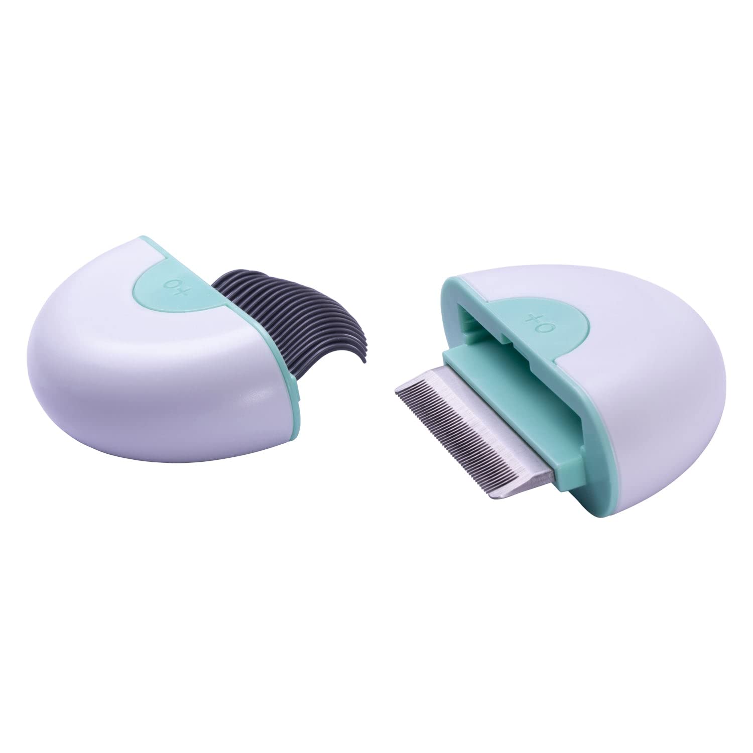 HKM-5301181 Premium Pet Grooming Comb Set for Cats and Dogs - Steel Stripping Tool & Glove for Matted Hair Removal