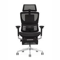 HKM-530131 Ergonomic Swivel Office Chair with 3D Adjustable Headrest and Lumbar Support for Enhanced Comfort