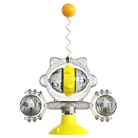 HKM-5301693 Colorful Cat Toy Pinwheel with Sucker and Leaky Ball
