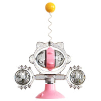 HKM-5301693 Colorful Cat Toy Pinwheel with Sucker and Leaky Ball